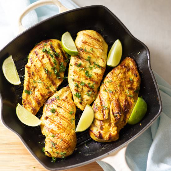 Turmeric Grilled Chicken