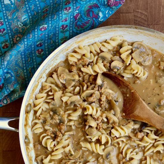Vegan Mushroom Stroganoff!