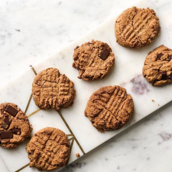 Peanut Butter Choco Chunk Cookies