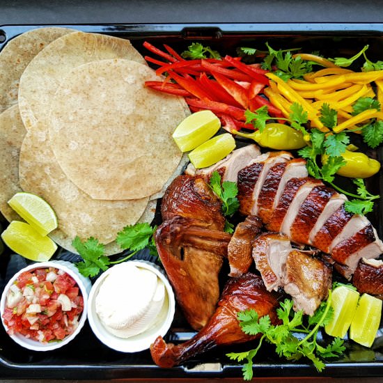 Fusion Taco with Roasted Duck