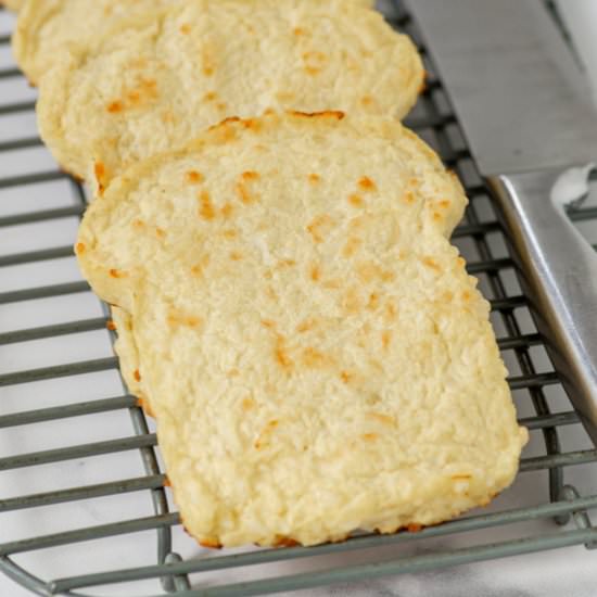 3 Ingredient Cauliflower Bread