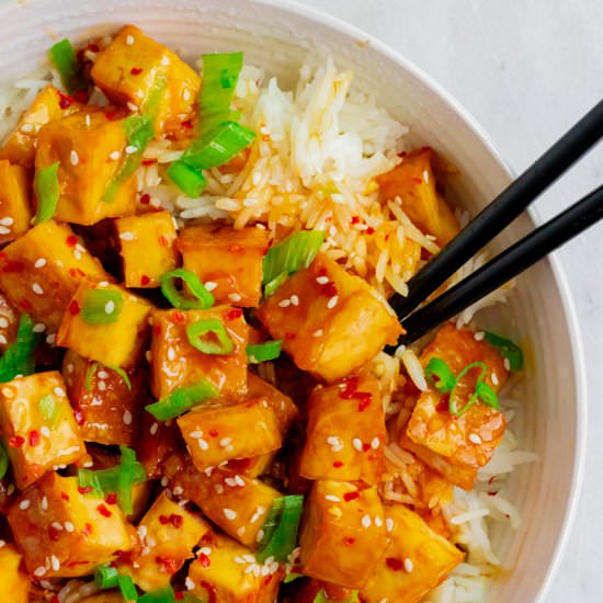 Easy Vegan Orange Chicken