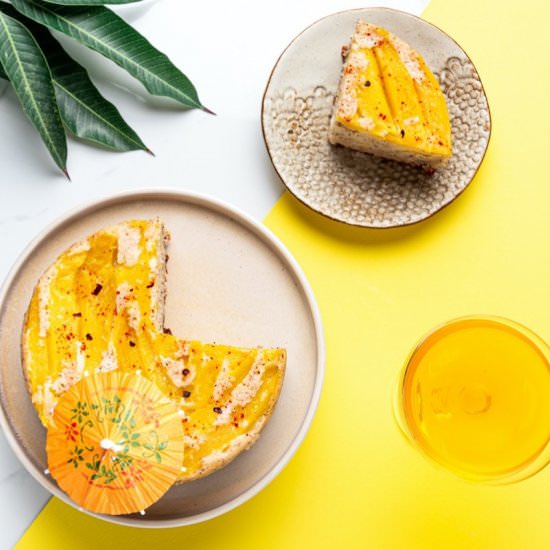 Mango Chilli Upside Down Cake