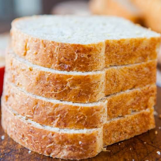 Soft and Fluffy Sandwich Bread 