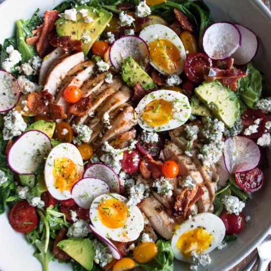 Grilled Romaine Cobb Salad