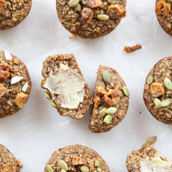 Banana Date Muffins