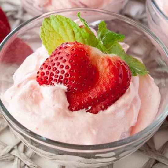 Berries and Cream Jello Salad