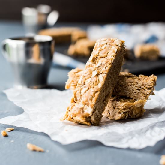 No Bake Peanut Butter Oatmeal Bars