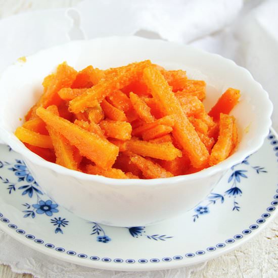 carrot with breadcrumbs