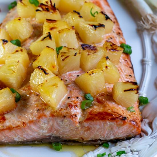 Pineapple Glazed Salmon