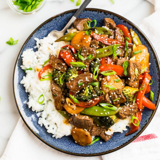 Teriyaki Beef Stir Fry
