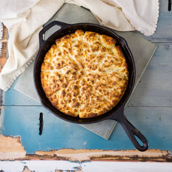 Skillet Buttermilk Butter Biscuits