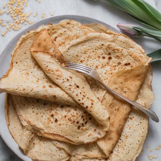 Vegan gluten-free pancakes