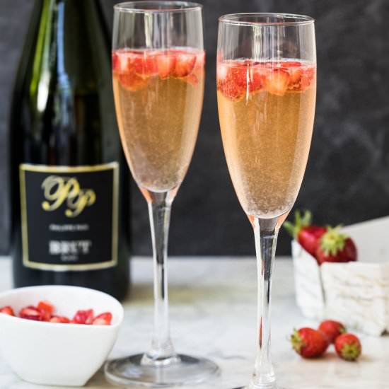 Strawberry Mimosa