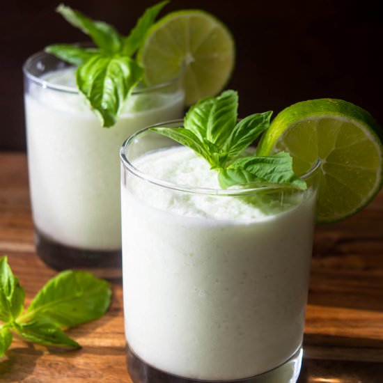 Boozy Basil Brazilian Lemonade