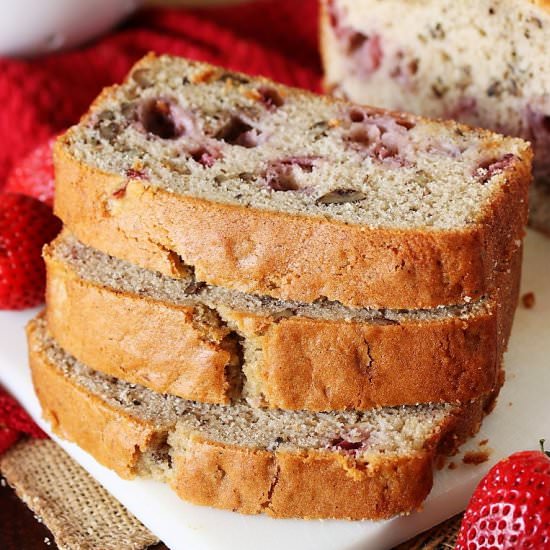Fresh Strawberry Bread