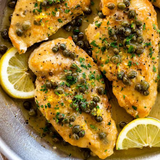 Chicken Piccata with Lemon Capers