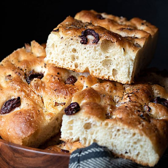 Basic focaccia bread
