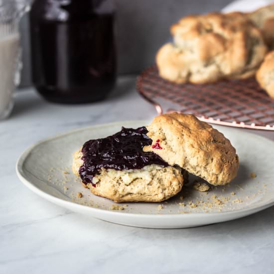 Gluten Free Millet Drop Biscuits