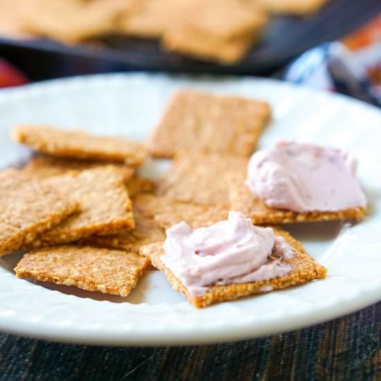 Easy Low Carb Peanut Crackers