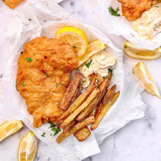 Classic Beer Battered Fried Fish
