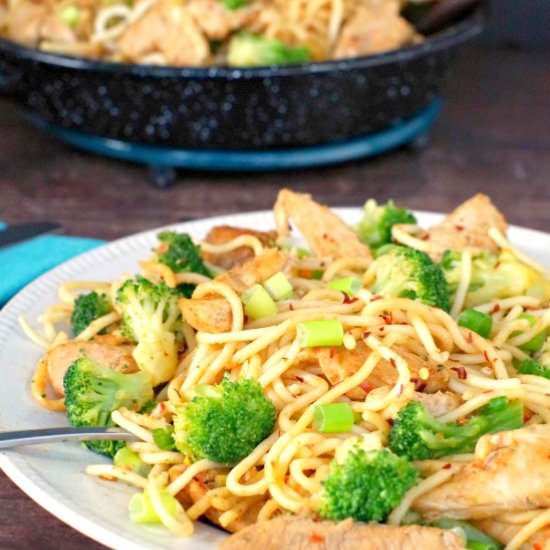 Thai Pork and Noodles