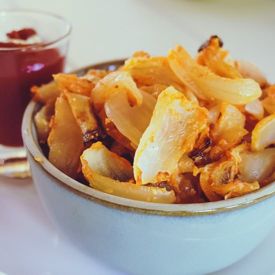 Crispy Baked Onion Strings
