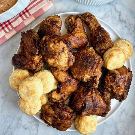 Fried Chicken & Tomato Gravy