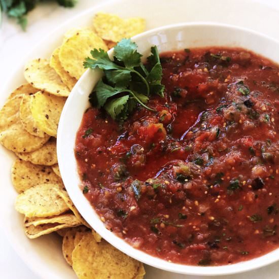Restaurant style Roasted Salsa