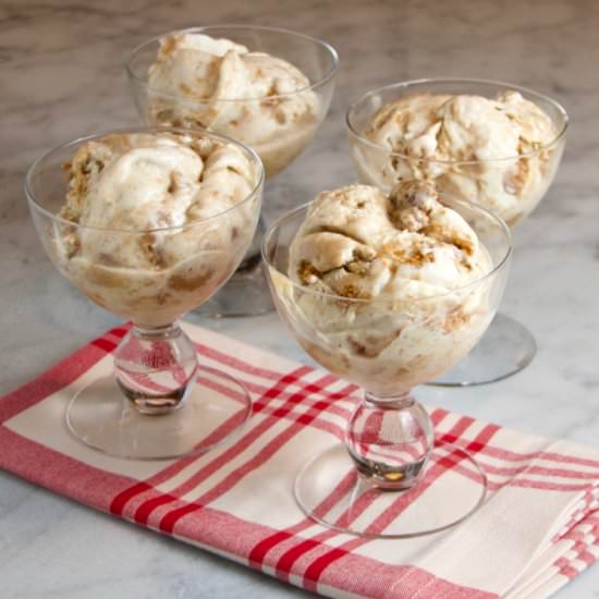 Biscoff Crunch & Swirl Ice Cream