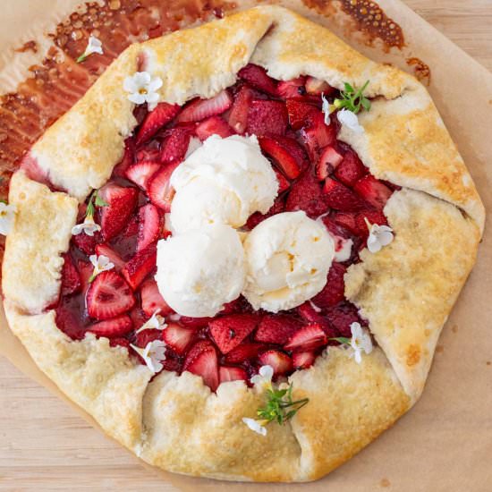 Strawberry Galette