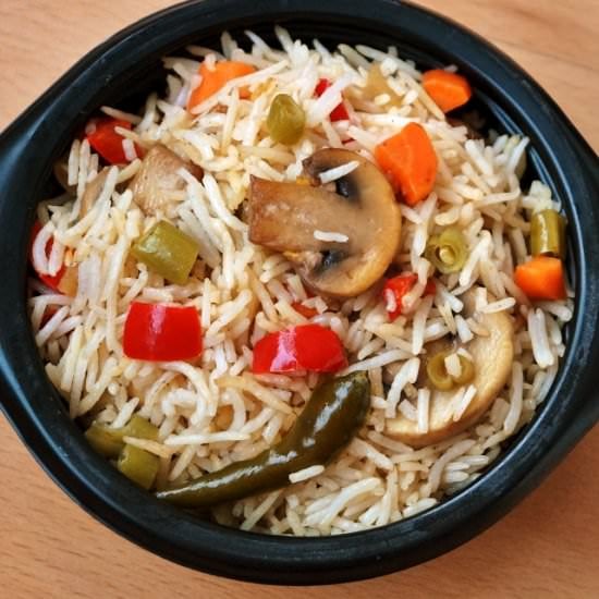 Mushroom fried rice