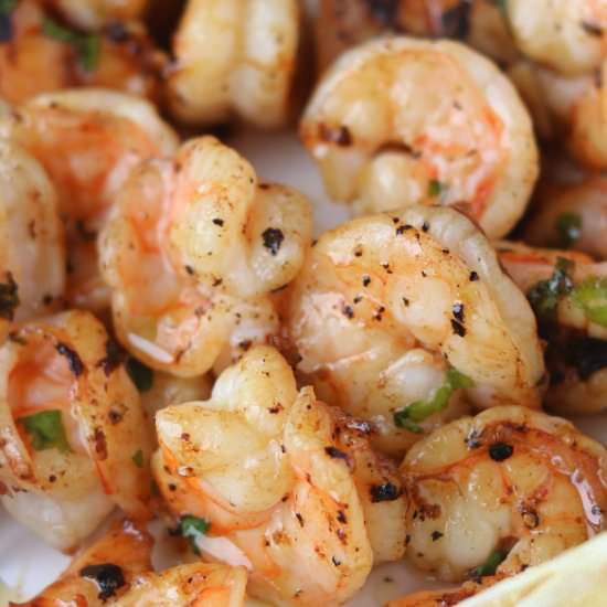 Air Fryer Garlic Butter Shrimp
