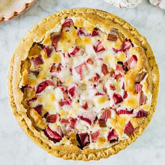 Rhubarb Custard Pie