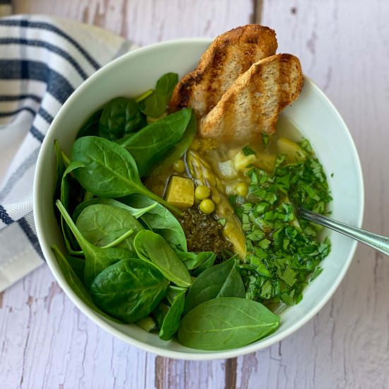 Green Detox Spring Soup