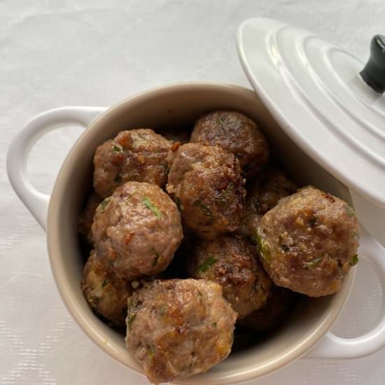 Easy Italian Meatballs