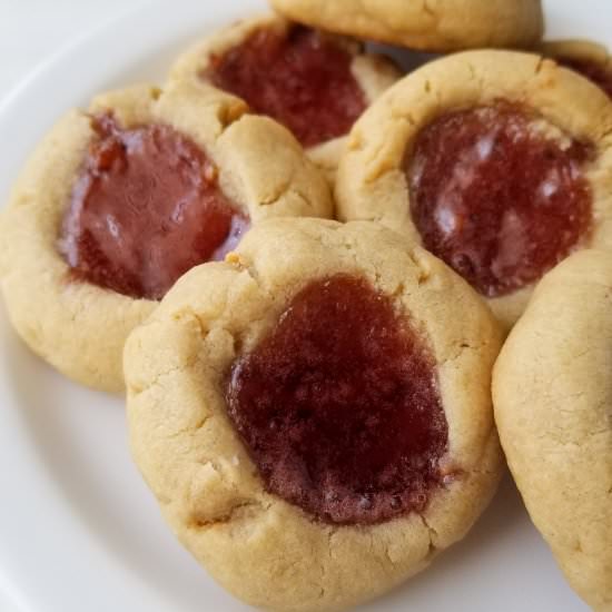 pbj thumbprint cookies