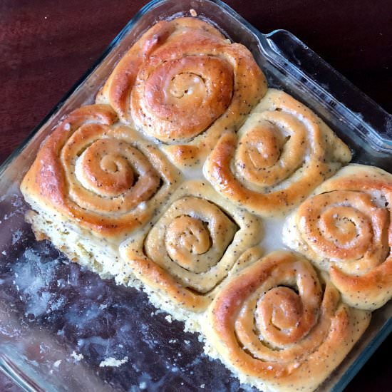 Almond Poppyseed Rolls