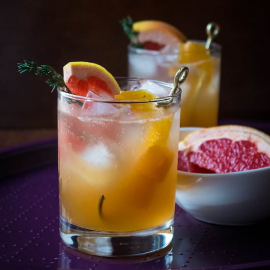 Honey and Thyme Paloma