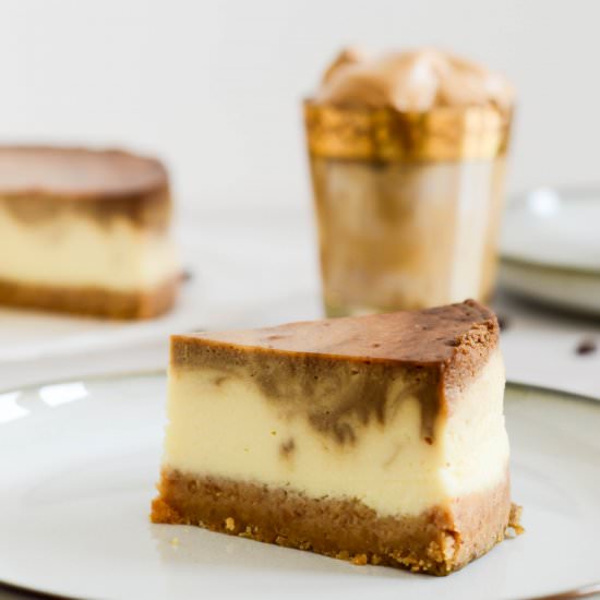 Espresso Swirl Cheesecake