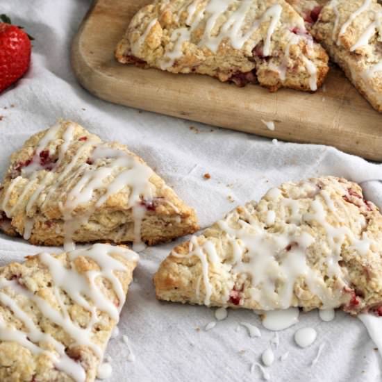 Strawberry Lemon Scones