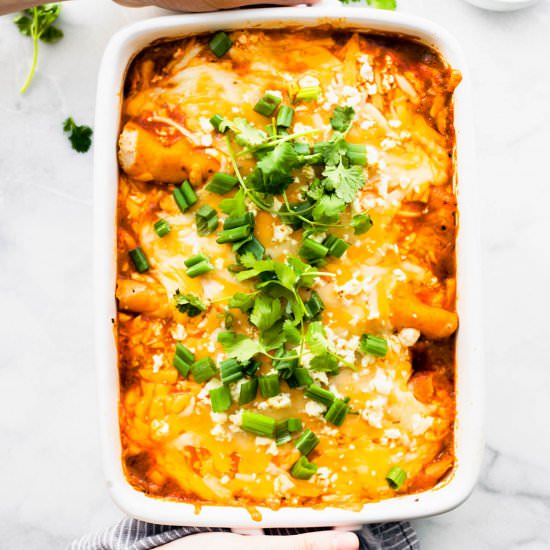 Easy Buffalo Style Enchiladas