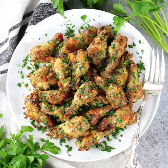 IP Garlic Parmesan Chicken Wings