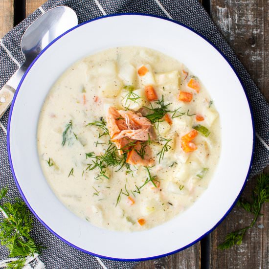 Smoked Salmon Chowder