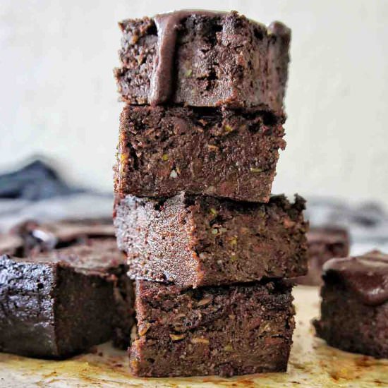 Chocolate Zucchini Brownies