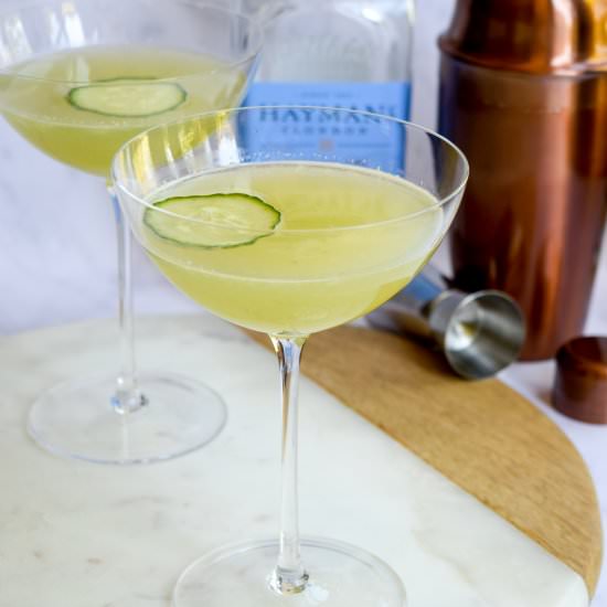Cucumber & Elderflower Gimlets