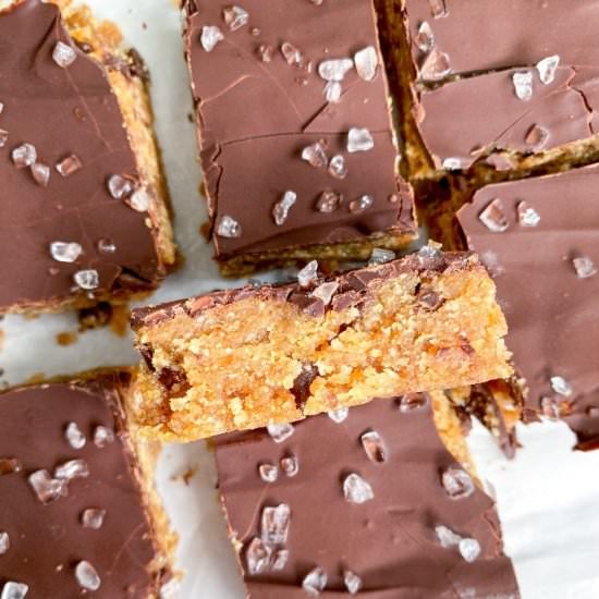 Peanut Butter Cookie Dough Bars