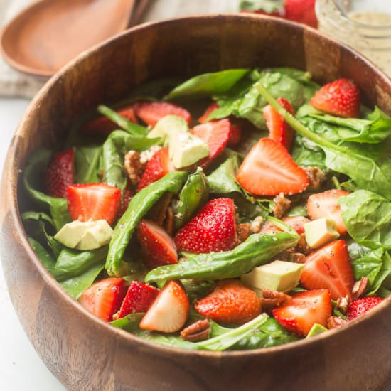 Strawberry Spinach Salad