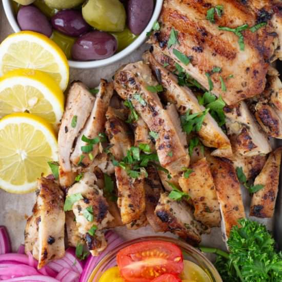 Mediterranean Garlic Chicken
