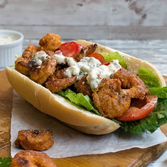 Shrimp po’boys
